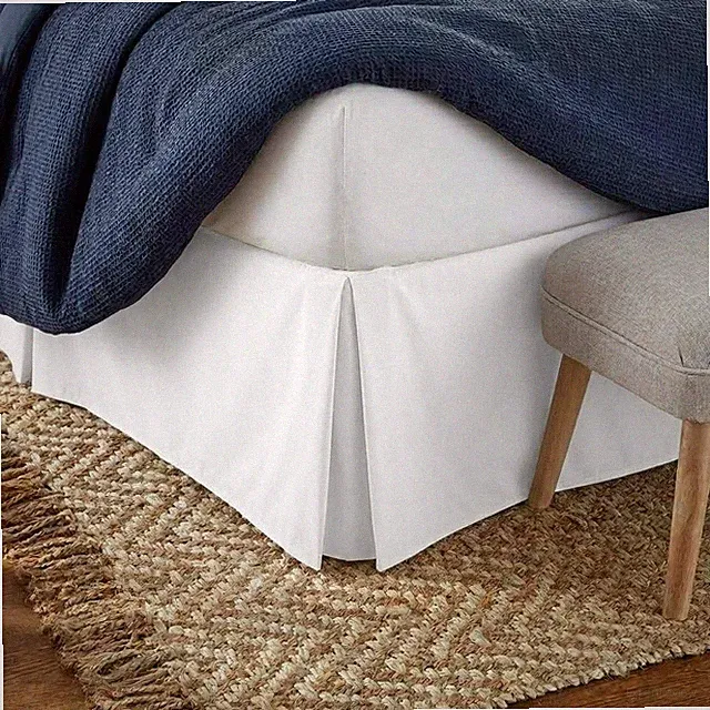 Bed Skirt - Ultra Soft Microfiber - Easy Fit with 14 Inch Tailored Drop - Hotel